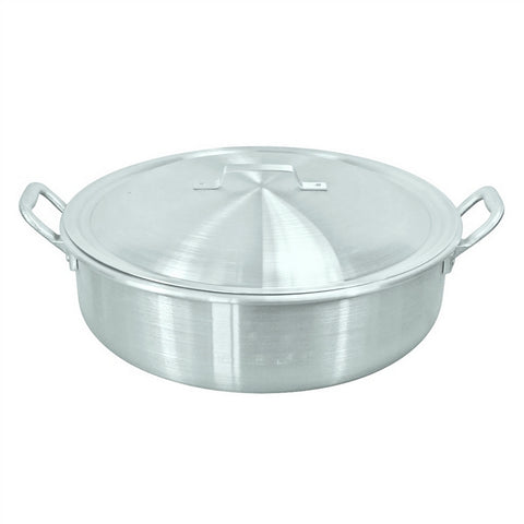 Bayou Classic Aluminum Brazier Pan with Lid - 20" [8500]