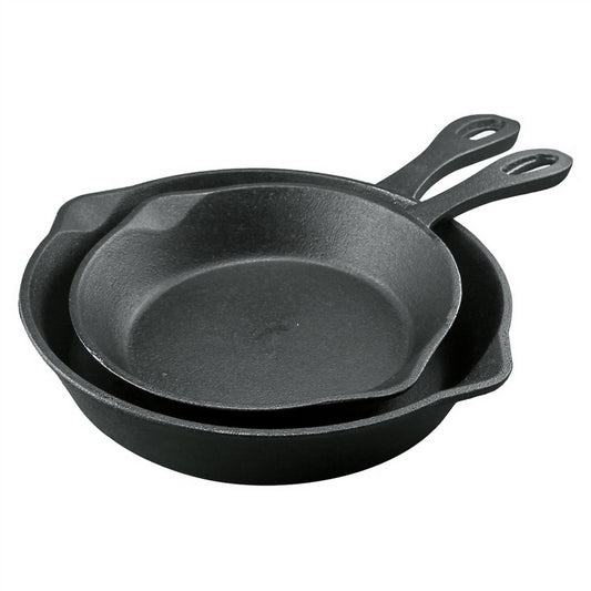 Bayou Classic Cast Iron 2-Piece Skillet Set - 8", 10" [7457]