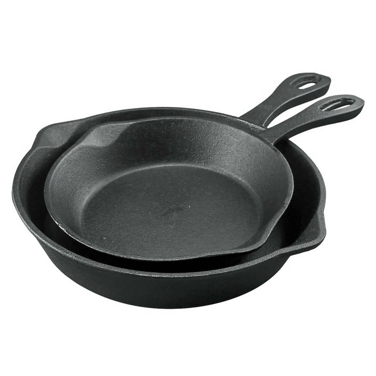 Bayou Classic Cast Iron 2-Piece Skillet Set - 10", 12" [7451]