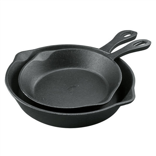 Bayou Classic Cast Iron 2-Piece Skillet Set - 10", 12" [7451]