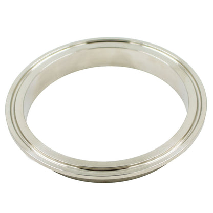 Stainless Steel Tri-Clover Ferrule - 4" TC - Short