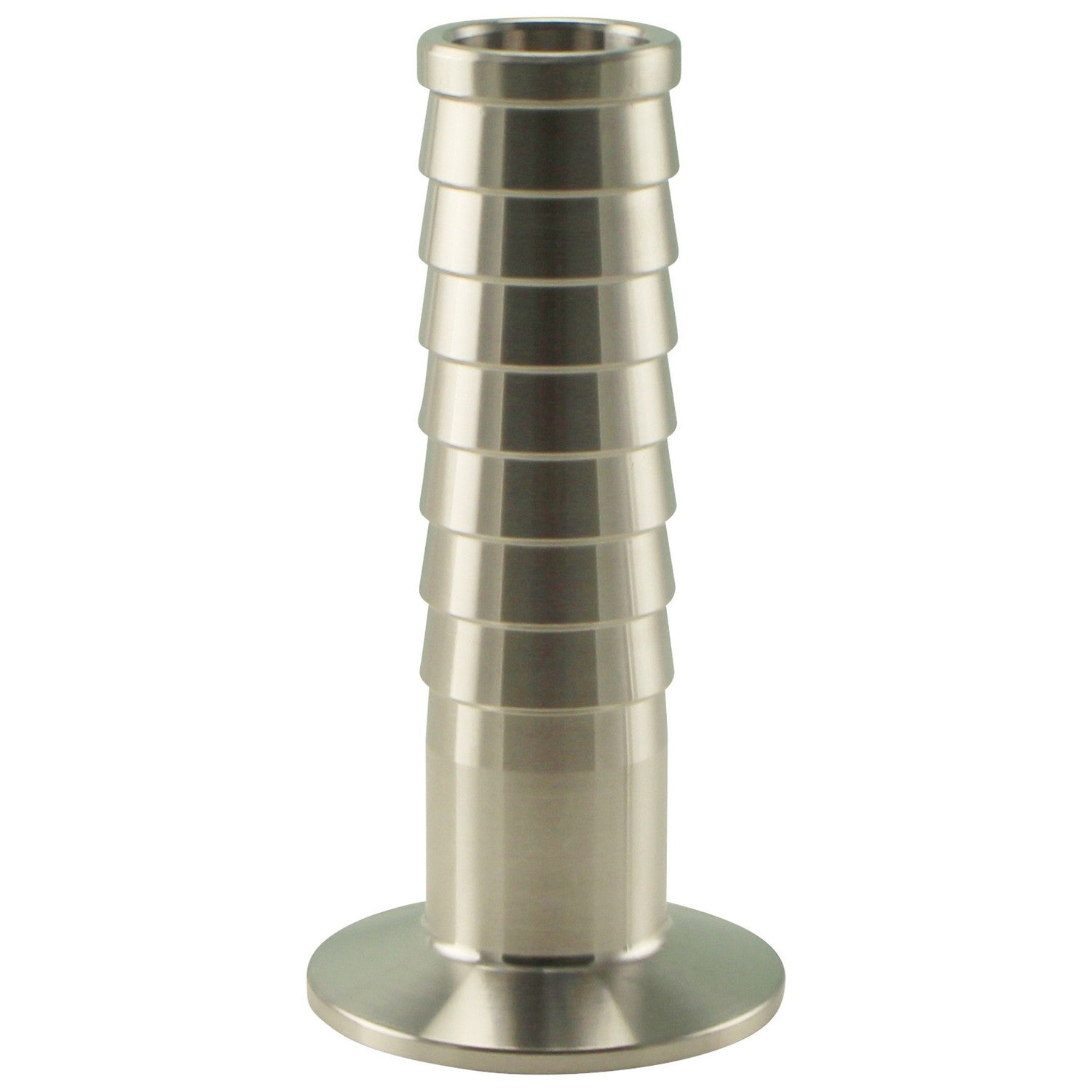 Stainless Steel Tri-Clover Hose Barb - 1” TC to 1” Barb