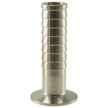 Stainless Steel Tri-Clover Hose Barb - 1” TC to 1” Barb