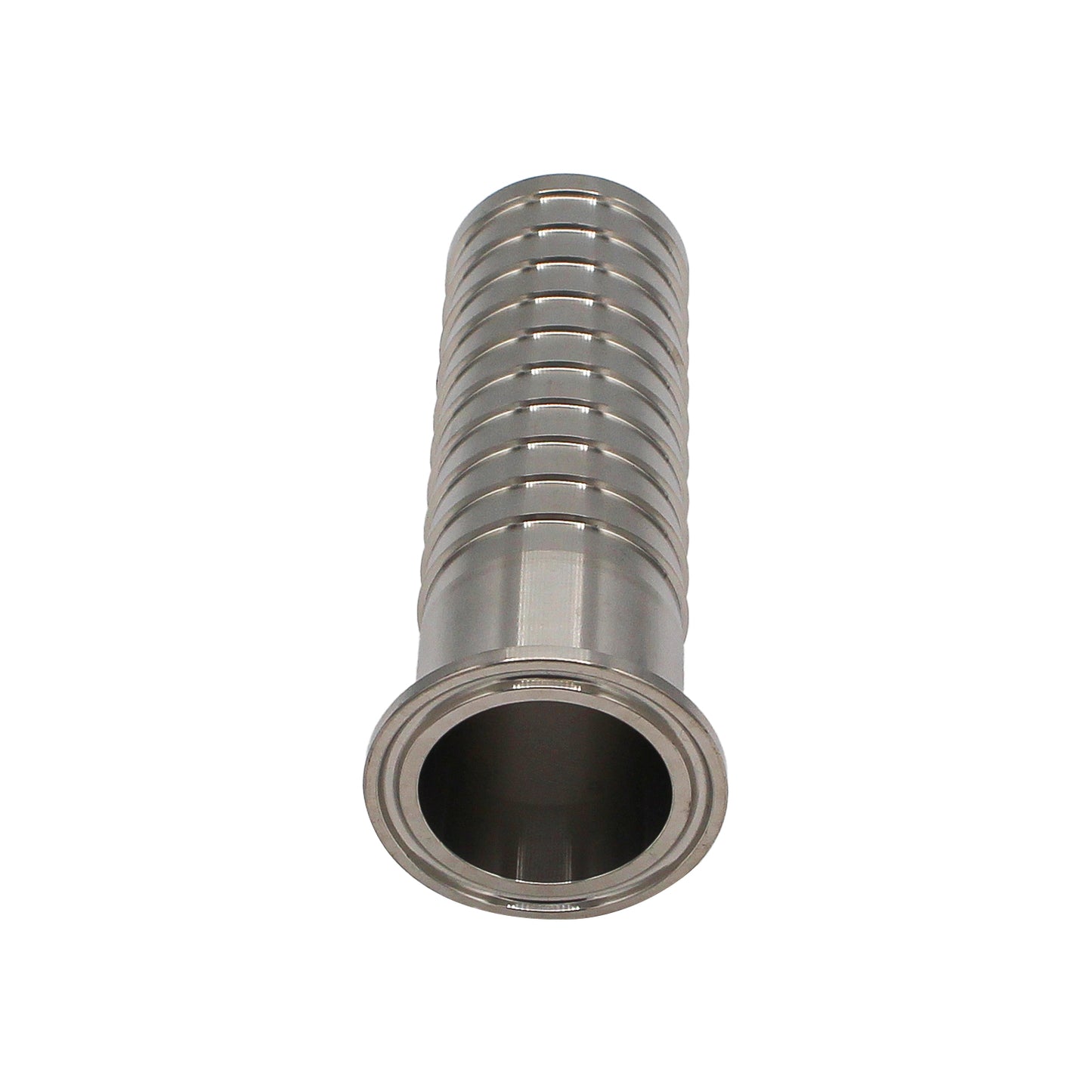 Stainless Steel Tri-Clover Hose Barb - 1.5" TC to 1.5" Barb -  Canuck Homebrew Supply, Canada