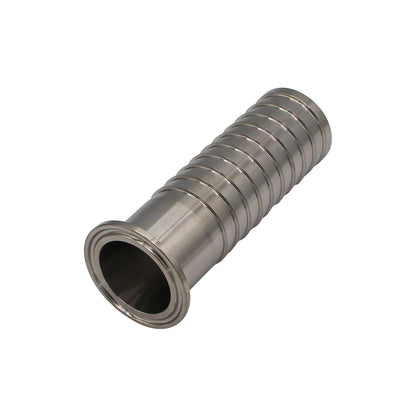 Stainless Steel Tri-Clover Hose Barb - 1.5" TC to 1.5" Barb -  Canuck Homebrew Supply, Canada