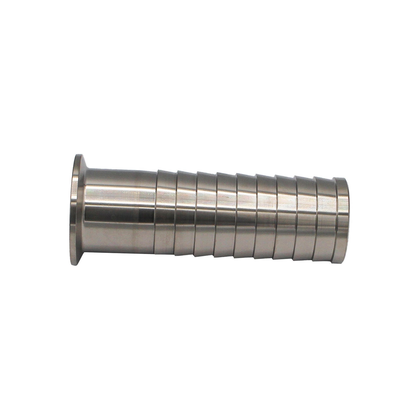 Stainless Steel Tri-Clover Hose Barb - 1.5" TC to 1.5" Barb -  Canuck Homebrew Supply, Canada