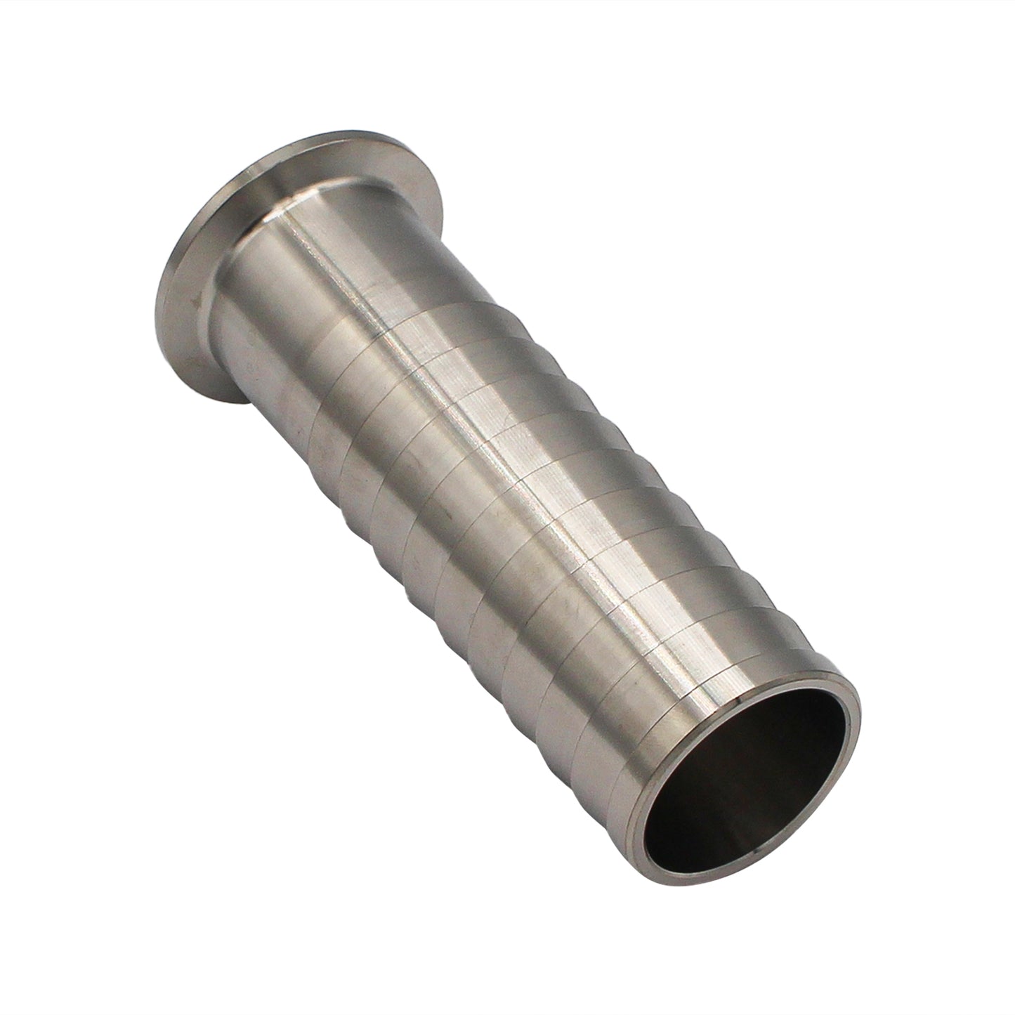 Stainless Steel Tri-Clover Hose Barb - 1.5" TC to 1.5" Barb -  Canuck Homebrew Supply, Canada
