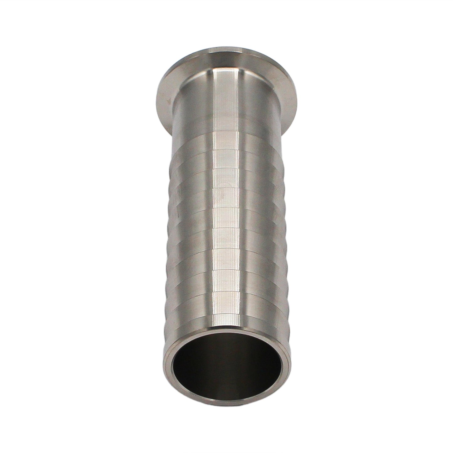 Stainless Steel Tri-Clover Hose Barb - 1.5" TC to 1.5" Barb -  Canuck Homebrew Supply, Canada