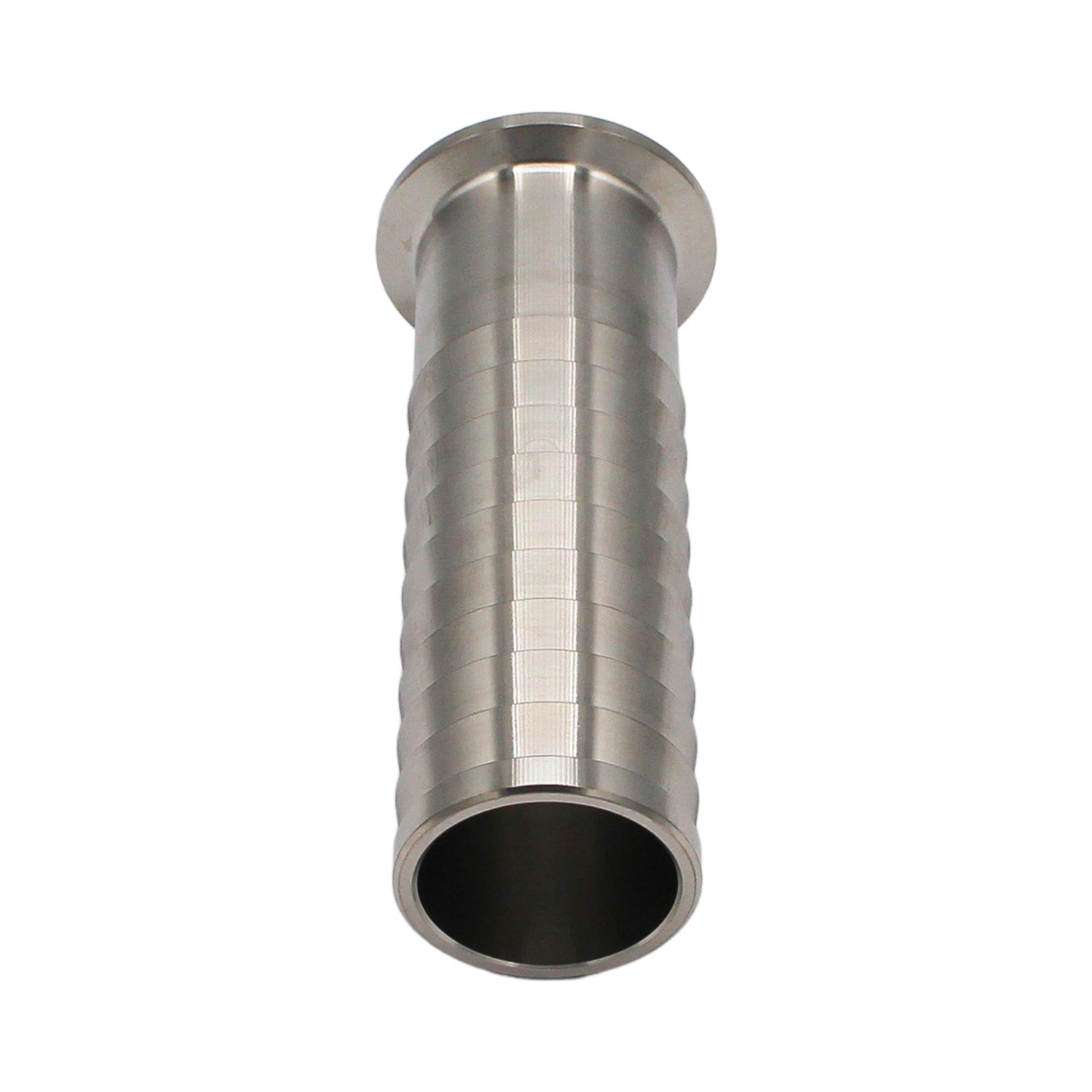 Stainless Steel Tri-Clover Hose Barb - 1.5" TC to 1.5" Barb -  Canuck Homebrew Supply, Canada
