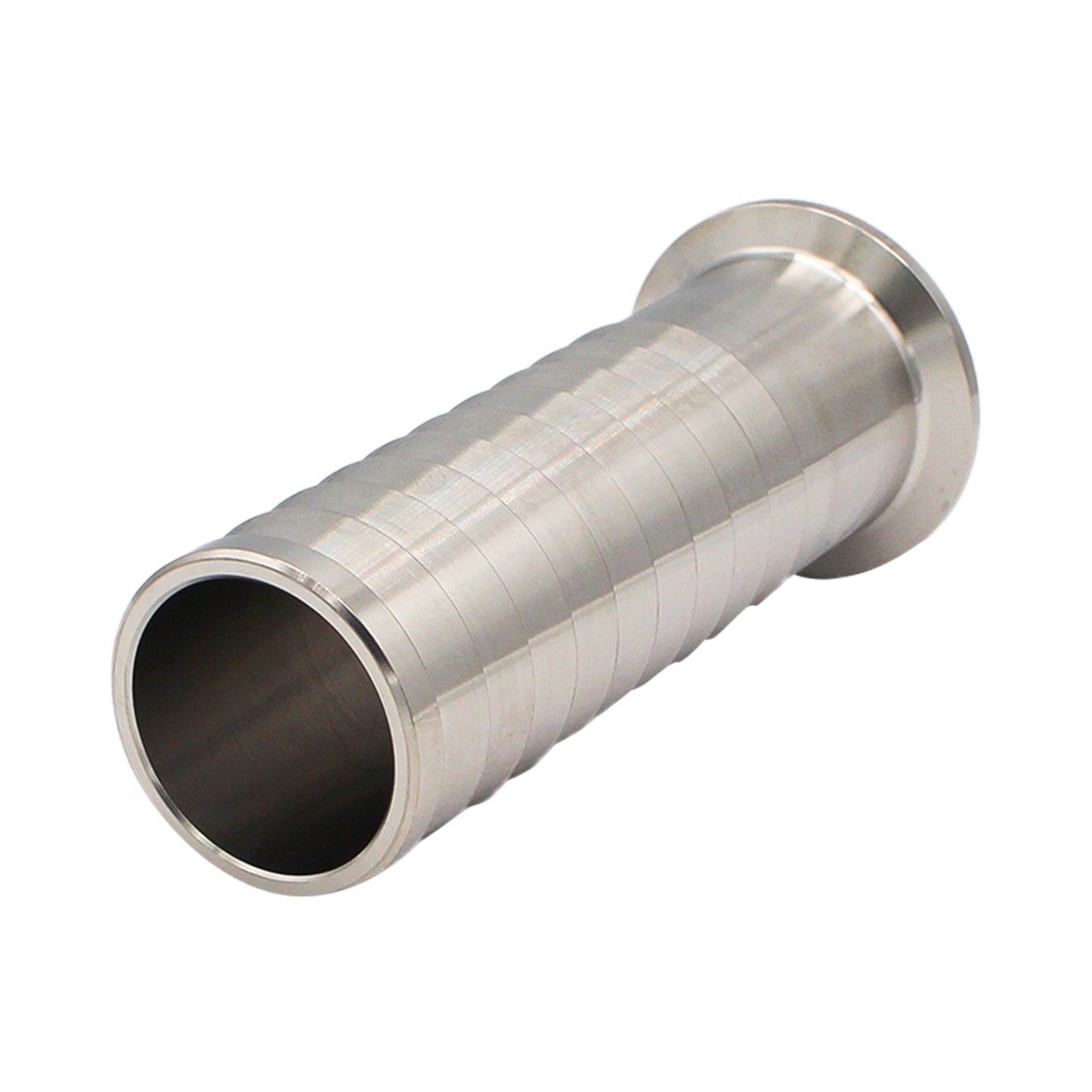 Stainless Steel Tri-Clover Hose Barb - 1.5" TC to 1.5" Barb -  Canuck Homebrew Supply, Canada