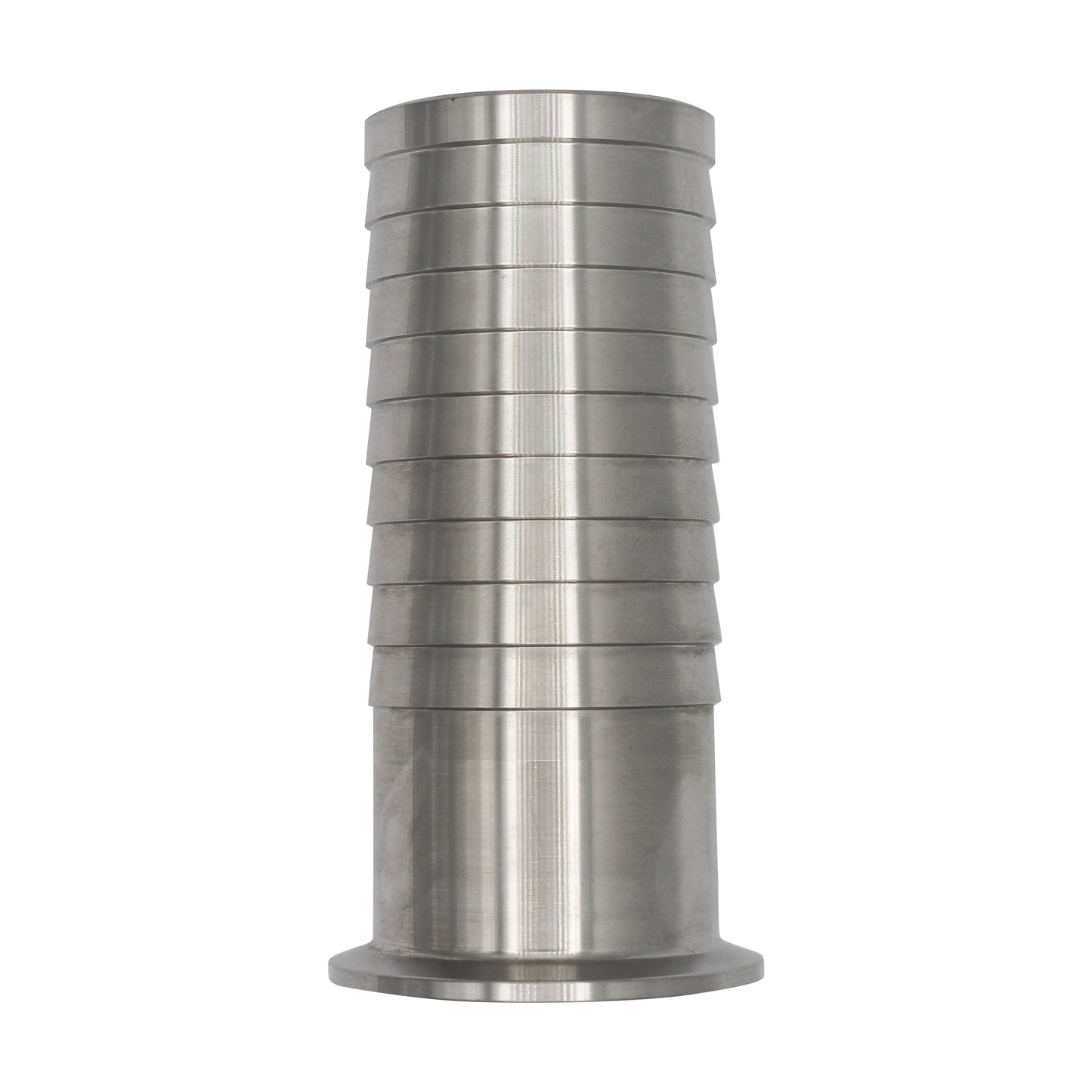 Stainless Steel Tri-Clover Hose Barb - 2" TC to 2" Barb