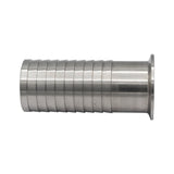Stainless Steel Tri-Clover Hose Barb - 2" TC to 2" Barb