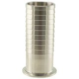 Stainless Steel Tri-Clover Hose Barb - 2” TC to 2” Barb