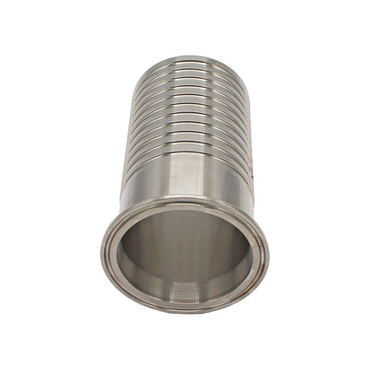 Stainless Steel Tri-Clover Hose Barb - 3" TC to 3" Barb -  Canuck Homebrew Supply, Canada