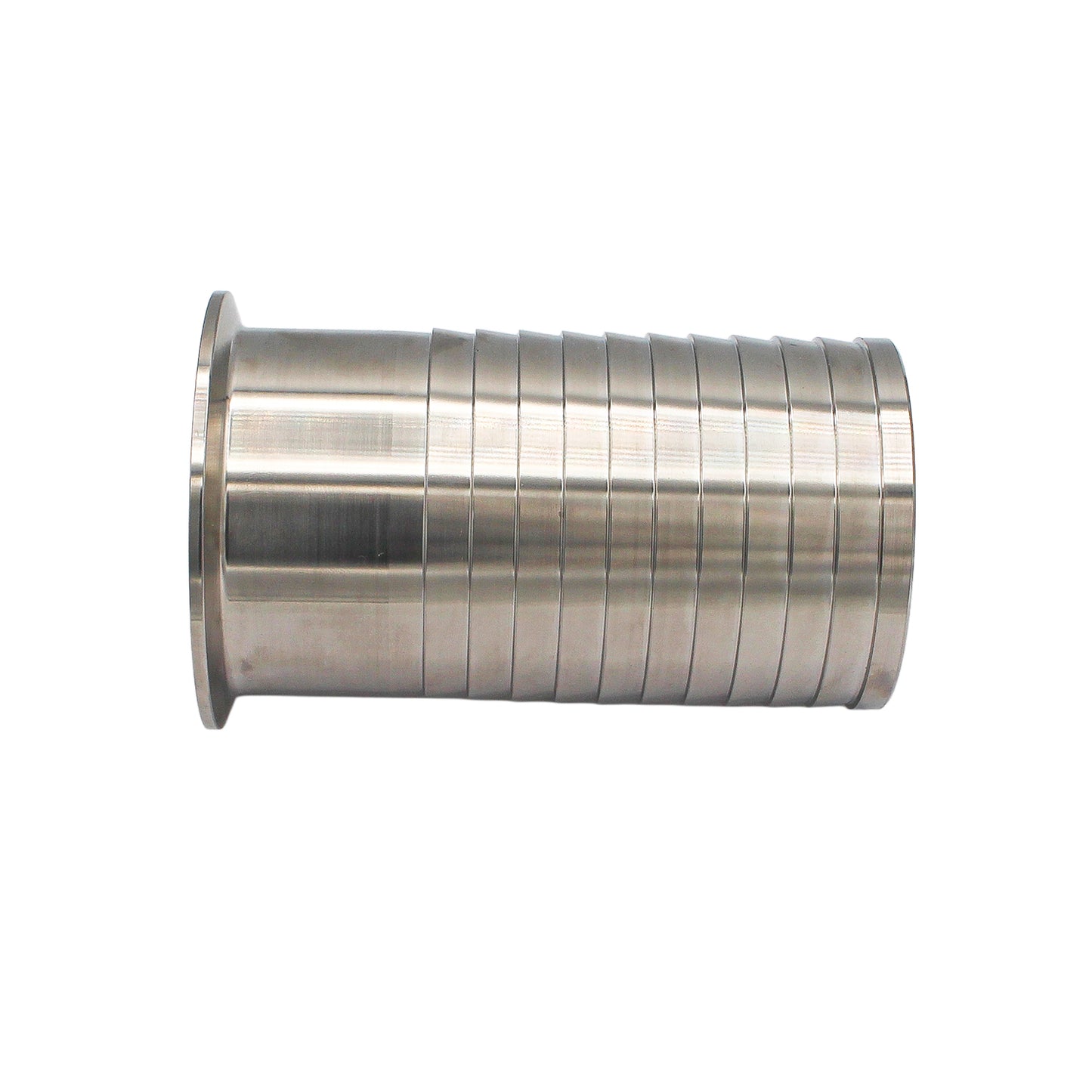 Stainless Steel Tri-Clover Hose Barb - 3" TC to 3" Barb -  Canuck Homebrew Supply, Canada