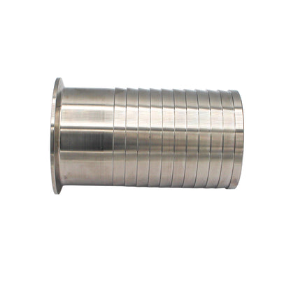 Stainless Steel Tri-Clover Hose Barb - 3" TC to 3" Barb -  Canuck Homebrew Supply, Canada