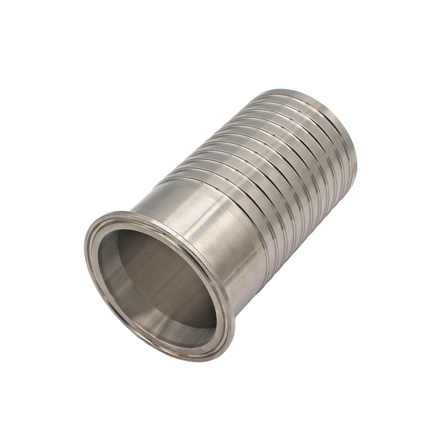 Stainless Steel Tri-Clover Hose Barb - 3" TC to 3" Barb -  Canuck Homebrew Supply, Canada