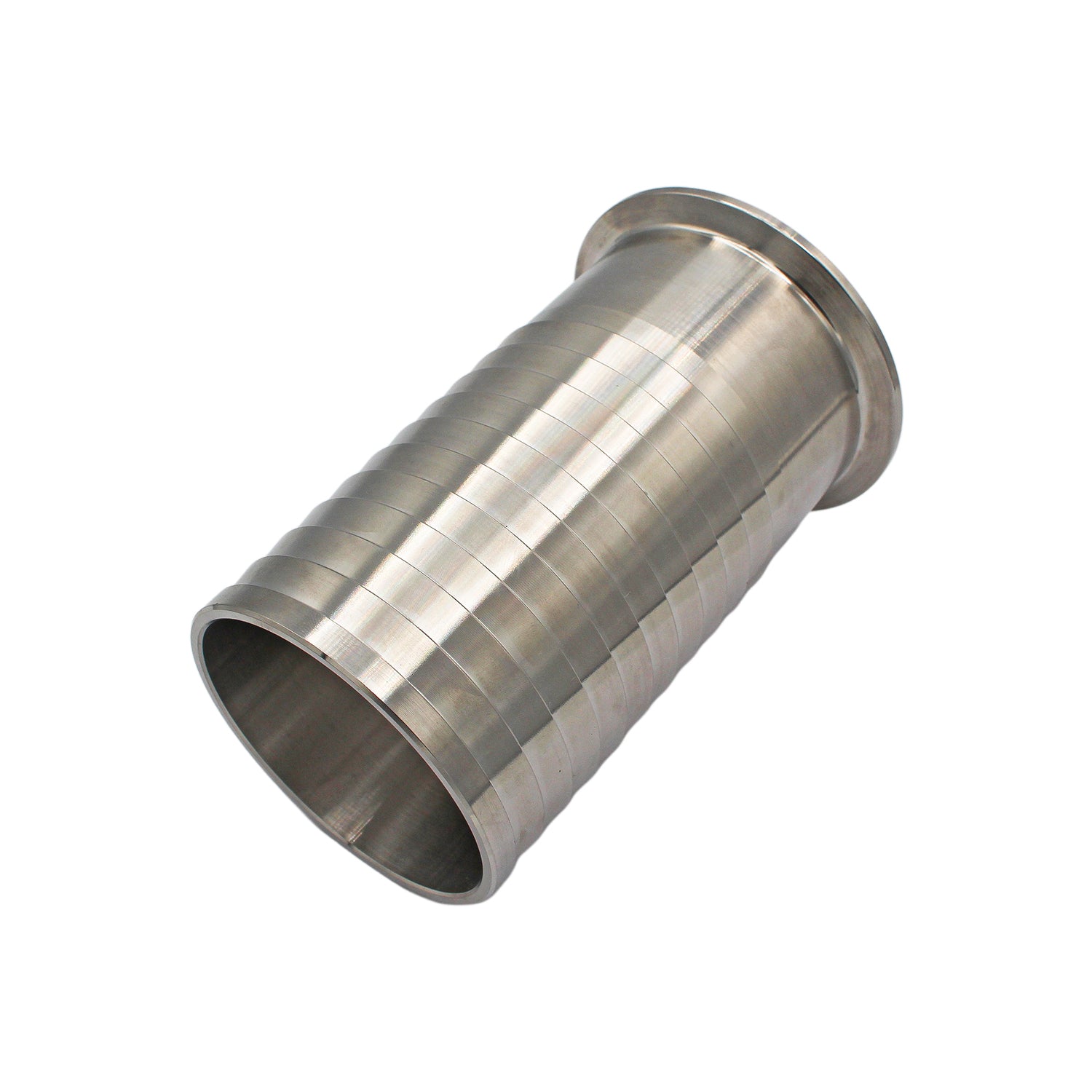 Stainless Steel Tri-Clover Hose Barb - 3" TC to 3" Barb -  Canuck Homebrew Supply, Canada