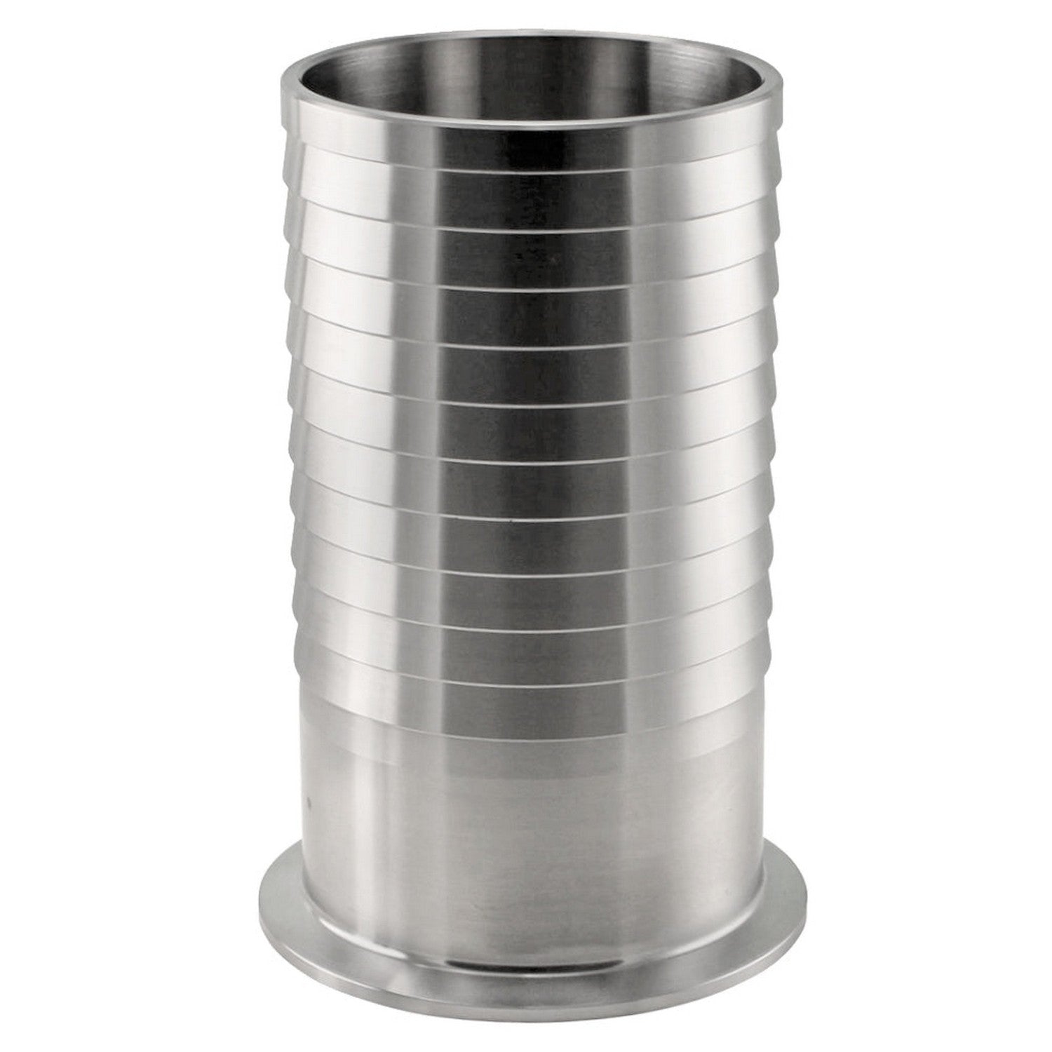 Stainless Steel Tri-Clover Hose Barb - 3” TC to 3” Barb