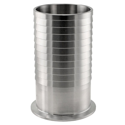 Stainless Steel Tri-Clover Hose Barb - 3” TC to 3” Barb