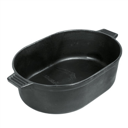 Bayou Classic Cast Iron Oval Roaster - 12 Qt. [7418]