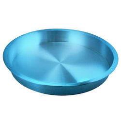 Bayou Classic Blue Anodized Aluminum Serving Tray - 14" [1020]