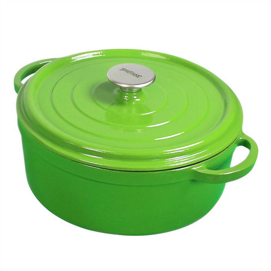 Bayou Classic Enameled Cast Iron Dutch Oven - 5 Qt. (Cypress Green) [7720G]