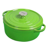 Bayou Classic Enameled Cast Iron Dutch Oven - 5 Qt. (Cypress Green) [7720G]