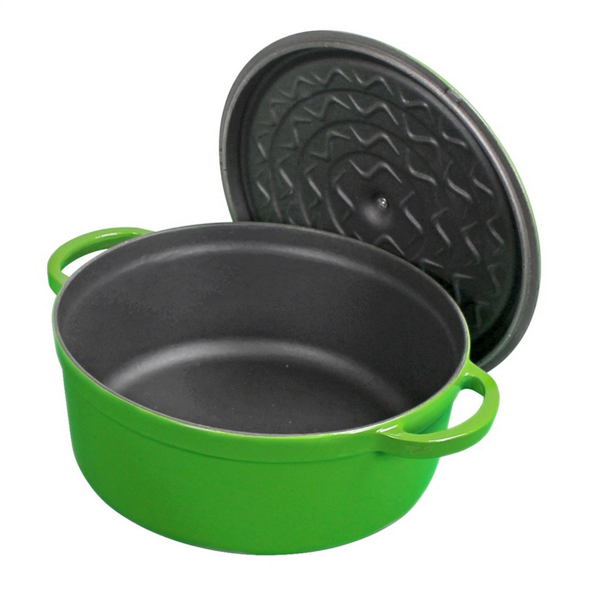 Bayou Classic Enameled Cast Iron Dutch Oven - 5 Qt. (Cypress Green) [7720G]