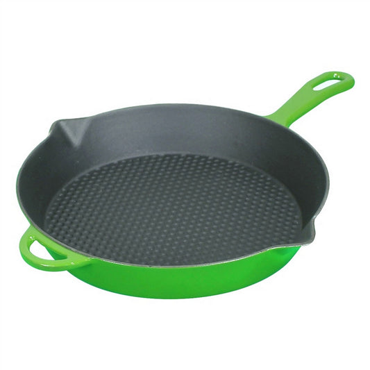 Bayou Classic Enameled Cast Iron Skillet - 10.5" (Cypress Green) [7730G]