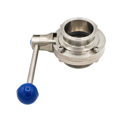 2.5" Tri Clamp Pull Trigger Butterfly Valve - Tri Clover Sanitary Stainless Steel Fitting -  Canuck Homebrew Supply, Canada