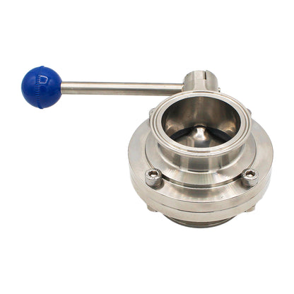 2.5" Tri Clamp Pull Trigger Butterfly Valve - Tri Clover Sanitary Stainless Steel Fitting -  Canuck Homebrew Supply, Canada