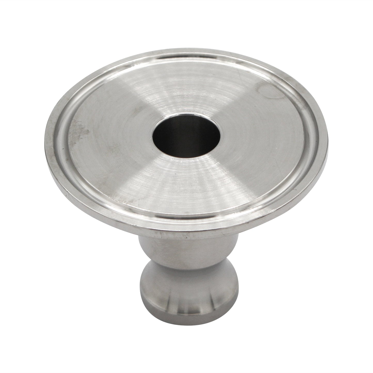 Stainless Steel 2" Tri-Clover Cap - 1/2" Male Camlock