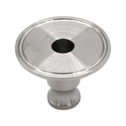 Stainless Steel 2" Tri-Clover Cap - 1/2" Male Camlock