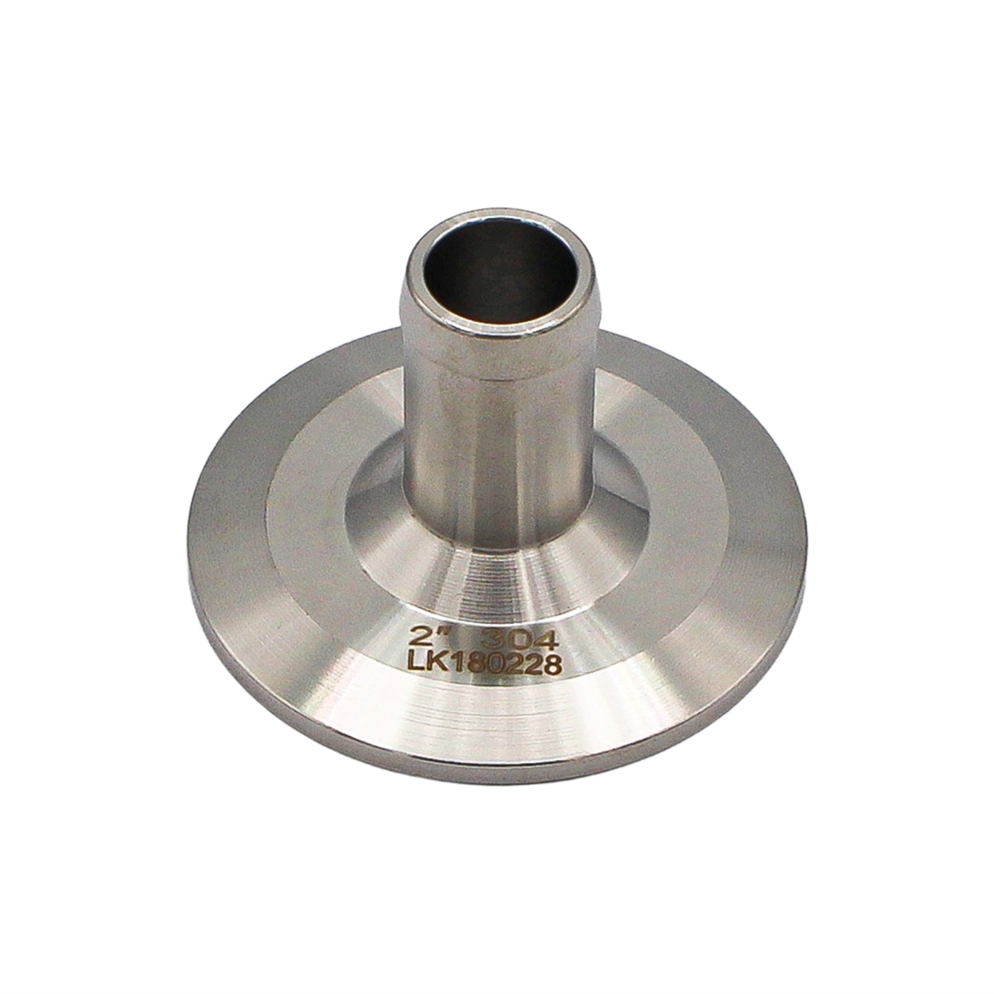 Stainless Steel Tri-Clover Fitting w/ High Flow Barb  2" TC -  Canuck Homebrew Supply, Canada