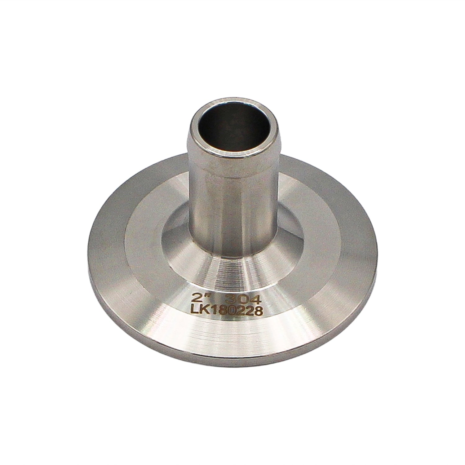Stainless Steel Tri-Clover Fitting w/ High Flow Barb  2" TC -  Canuck Homebrew Supply, Canada