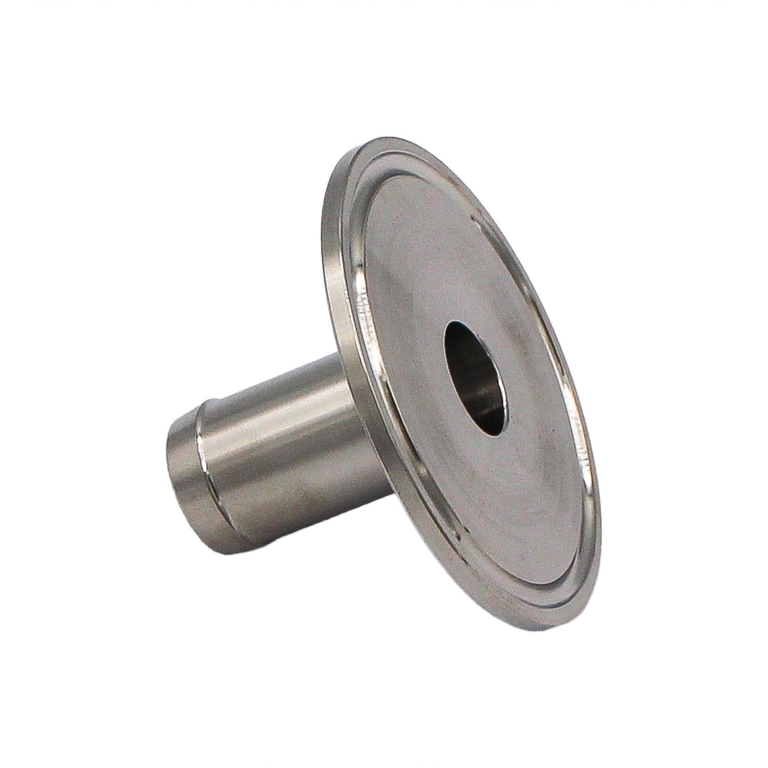 Stainless Steel Tri-Clover Fitting w/ High Flow Barb  2" TC -  Canuck Homebrew Supply, Canada