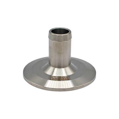 Stainless Steel Tri-Clover Fitting w/ High Flow Barb  2" TC -  Canuck Homebrew Supply, Canada