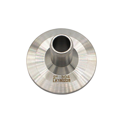 Stainless Steel Tri-Clover Fitting w/ High Flow Barb  2" TC -  Canuck Homebrew Supply, Canada