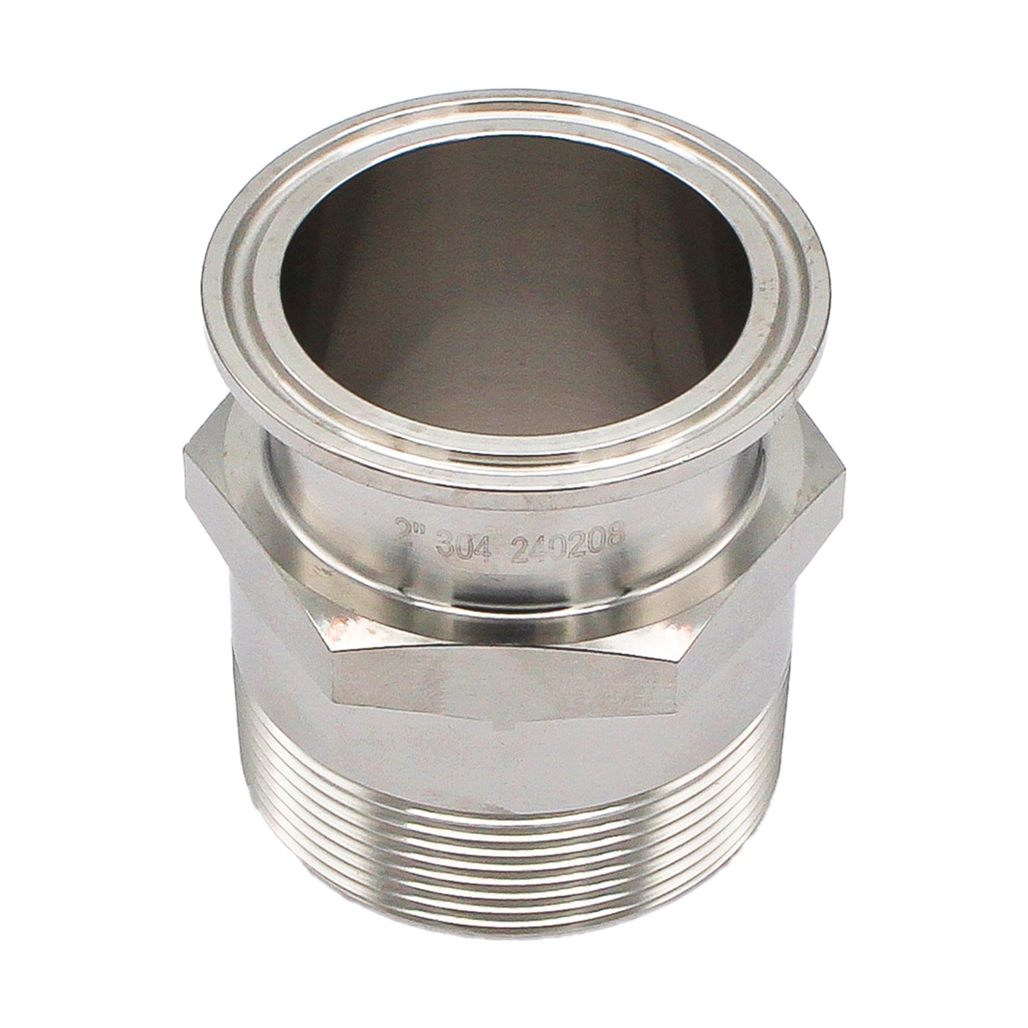 2" Tri Clamp X 2" Male NPT Adapter - Tri Clover Sanitary Stainless Steel Fitting -  Canuck Homebrew Supply, Canada