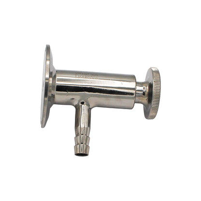 2" Tri Clamp Sample Valve with 1/2" OD Barb - Tri Clamp Sanitary Stainless Steel Fitting -  Canuck Homebrew Supply, Canada
