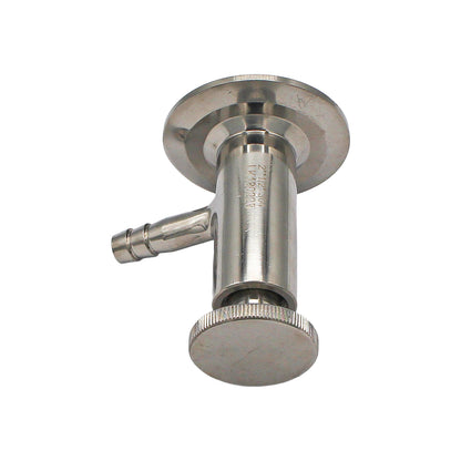 2" Tri Clamp Sample Valve with 1/2" OD Barb - Tri Clamp Sanitary Stainless Steel Fitting -  Canuck Homebrew Supply, Canada