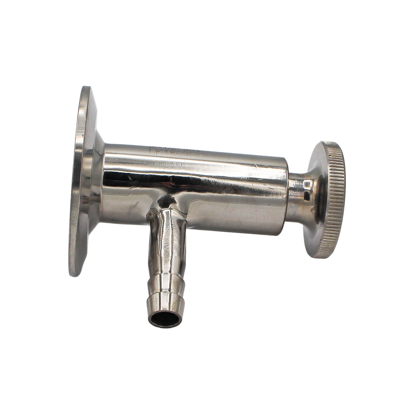 2" Tri Clamp Sample Valve with 1/2" OD Barb - Tri Clamp Sanitary Stainless Steel Fitting -  Canuck Homebrew Supply, Canada