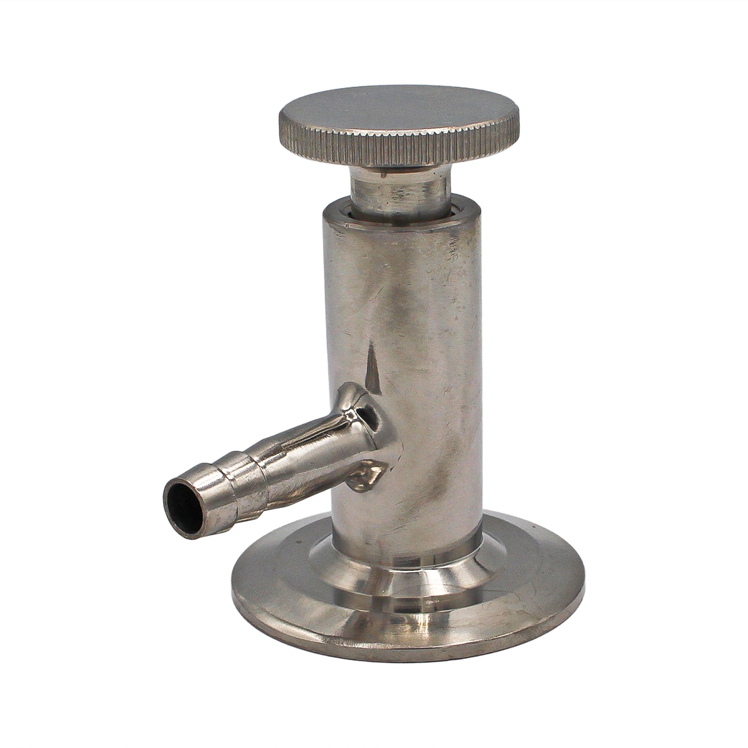 2" Tri Clamp Sample Valve with 1/2" OD Barb - Tri Clamp Sanitary Stainless Steel Fitting -  Canuck Homebrew Supply, Canada