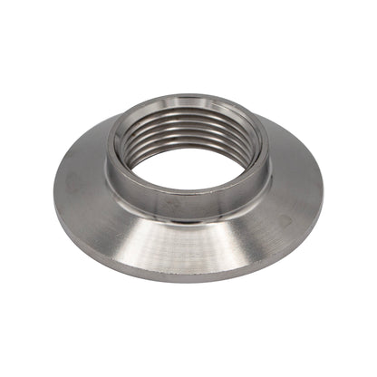 Stainless Steel Tri-Clover Heating Element Adapter  2" TC x 1" NPS