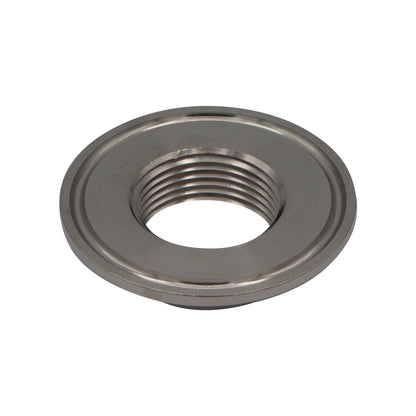 Stainless Steel Tri-Clover Heating Element Adapter  2" TC x 1" NPS