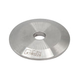 Stainless Steel Tri-Clover Cap w/ 1/2" Cutout  2" TC