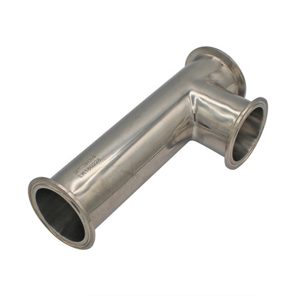 2" Tri Clamp Offset Tee (RIMS Tube) - Sanitary Stainless Steel Tri Clover Fitting