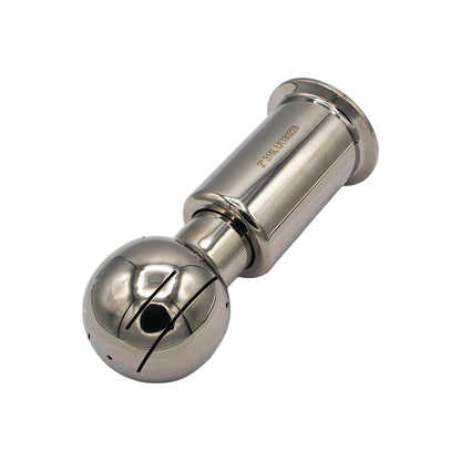 Stainless Steel 316 Tri-Clover Rotating CIP Spray Ball  2" TC -  Canuck Homebrew Supply, Canada