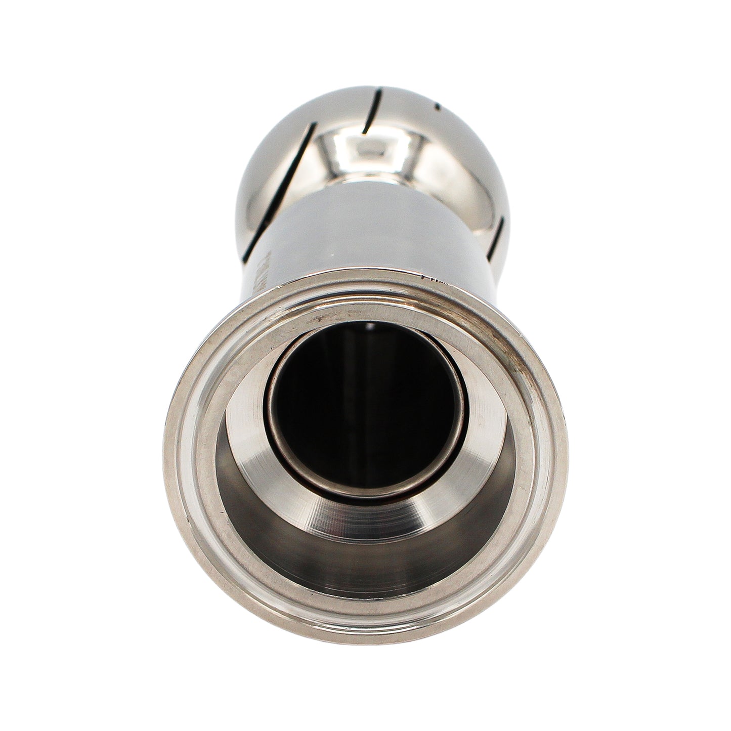 Stainless Steel 316 Tri-Clover Rotating CIP Spray Ball  2" TC -  Canuck Homebrew Supply, Canada
